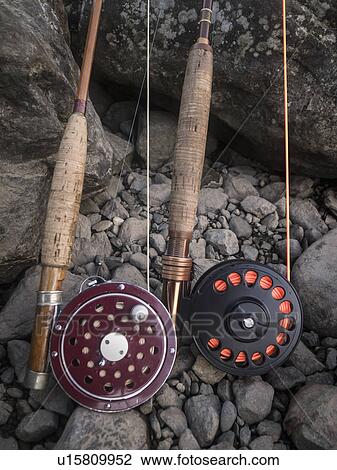 Close-up of fishing rod and reel View Large Photo Image Stock Image - Close-up of fishing rod and reel. Fotosearch