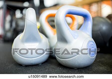 Stock Photo - Close-up of kettlebell. Fotosearch