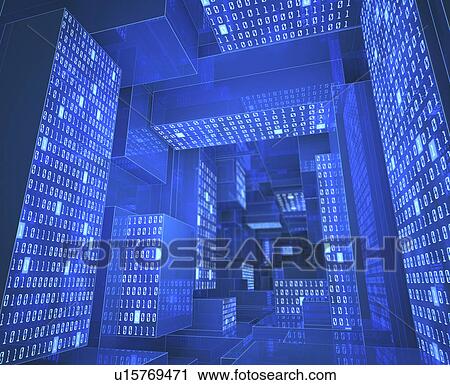 Stock Image - Cloud computing, conceptual illustration. Fotosearch