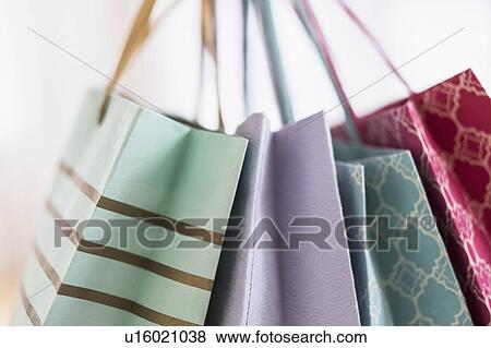 Stock Photo - Colorful shopping bags. Fotosearch