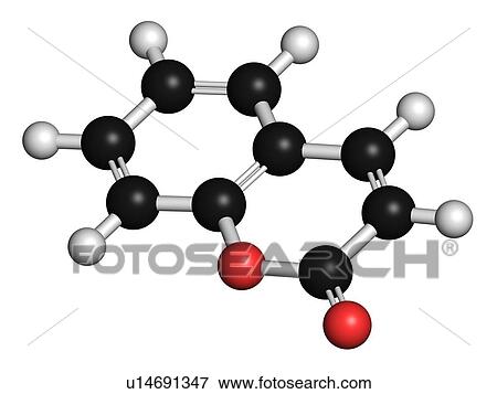Coumarin herbal molecule, illustration View Large Photo Image Stock Photo - Coumarin herbal molecule, illustration. Fotosearch