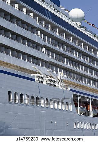 Stock Image - Cruise liner. Fotosearch