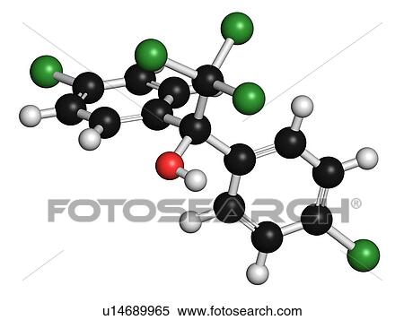 Stock Photography - Dicofol organochlorine, illustration. Fotosearch