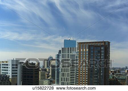 Downtown district against sky View Large Photo Image Stock Photo - Downtown district against sky. Fotosearch