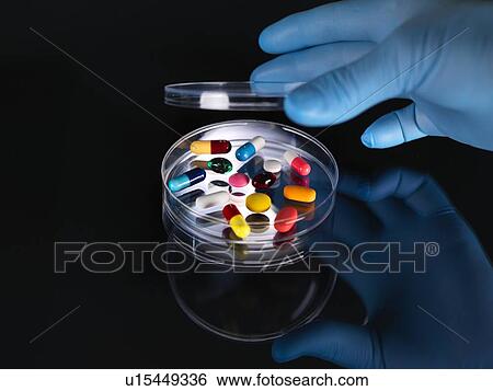 Stock Photograph - Drug research. Fotosearch