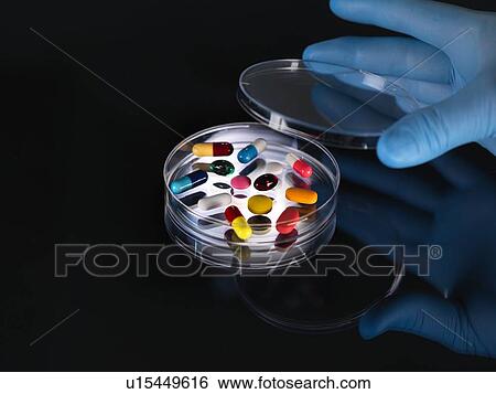 Stock Photograph - Drug research. Fotosearch
