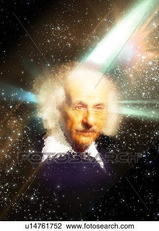 Stock Image - Einstein's face. Fotosearch