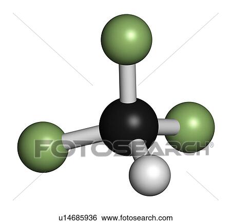 Fluoroform gas molecule, illustration View Large Photo Image Stock Photograph - Fluoroform gas molecule, illustration. Fotosearch