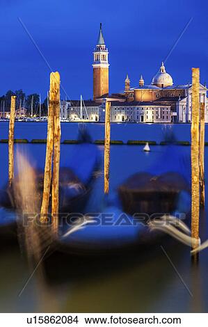Picture - Gondolas in Venice Venice, Veneto, Italy. Fotosearch