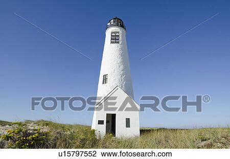 Stock Image - Great Point Lighthouse. Fotosearch