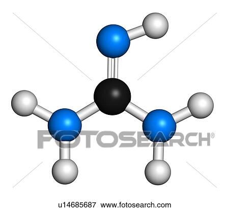 Stock Photo - Guanidine molecule, illustration. Fotosearch