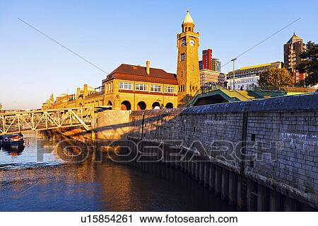 Hamburg-St Pauli architecture - St Pauli Landing Stages Hamburg, Germany View Large Photo Image Stock Image - Hamburg-St Pauli architecture - St Pauli Landing Stages Hamburg, Germany. Fotosearch