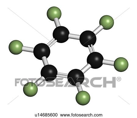 Hexafluorobenzene molecule, illustration View Large Photo Image Stock Image - Hexafluorobenzene molecule, illustration. Fotosearch