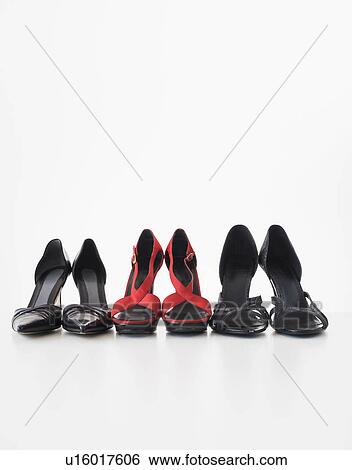 High heels in row View Large Photo Image Stock Photograph - High heels in row. Fotosearch