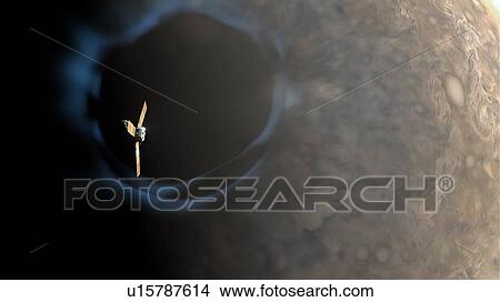 Juno and Jupiter's aurorae, illustration View Large Photo Image Picture - Juno and Jupiter's aurorae, illustration. Fotosearch