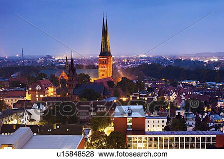 Stock Photo - L? beck Cathedral Lubeck, Schleswig-Holstein, Germany. Fotosearch