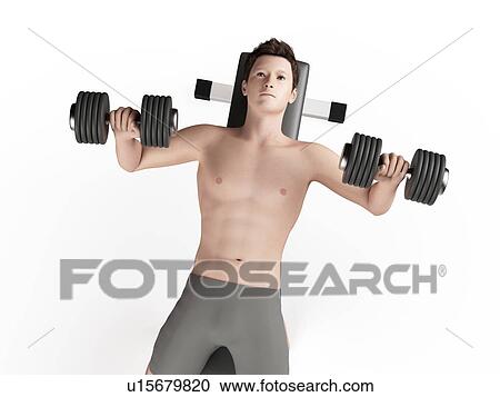 Man doing bench press exercise View Large Photo Image Stock Image - Man doing bench press exercise. Fotosearch