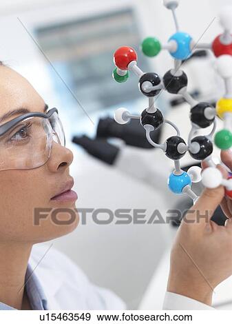 Stock Photo - Molecular research. Fotosearch