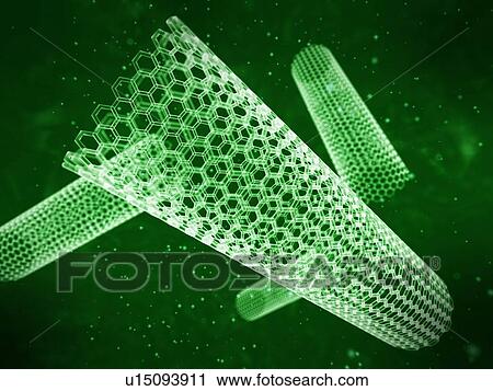 Stock Image - Nano tube. Fotosearch