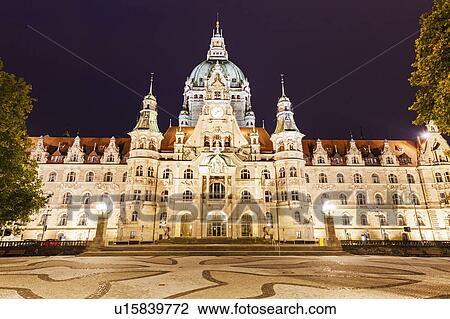 New Town Hall in Hanover Hanover (Hannover), Lower Saxony, Germany View Large Photo Image Stock Image - New Town Hall in Hanover Hanover (Hannover), Lower Saxony, Germany. Fotosearch
