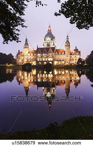 New Town Hall in Hanover Hanover (Hannover), Lower Saxony, Germany View Large Photo Image Stock Photo - New Town Hall in Hanover Hanover (Hannover), Lower Saxony, Germany. Fotosearch