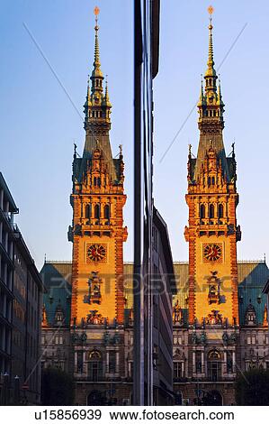 Old City Hall on Rathausmarkt in Hamburg Hamburg, Germany View Large Photo Image Stock Photo - Old City Hall on Rathausmarkt in Hamburg Hamburg, Germany. Fotosearch