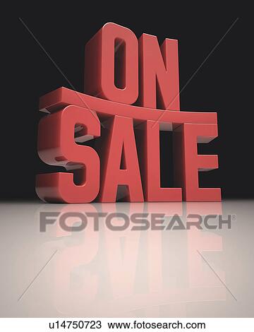 Stock Image - On sale sign. Fotosearch