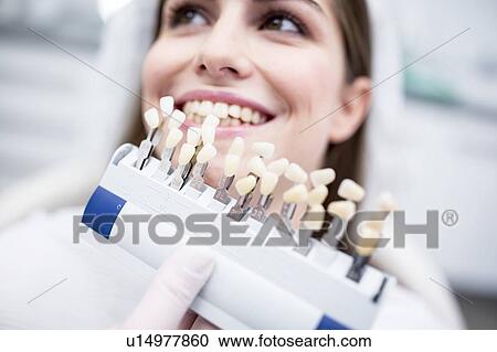 Patient with tooth veneers View Large Photo Image Stock Image - Patient with tooth veneers. Fotosearch