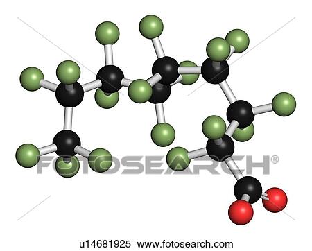 Stock Photography - Perfluorononanoic acid, illustration. Fotosearch