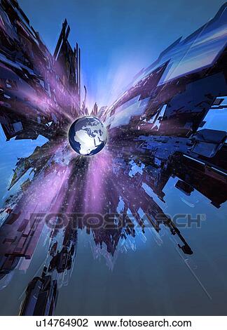 Stock Image - Planet earth. Fotosearch