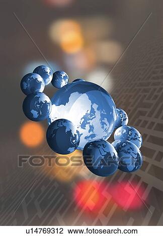 Stock Image - Planet earth. Fotosearch
