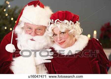 Portrait of Santa and Mrs. Claus View Large Photo Image Stock Image - Portrait of Santa and Mrs. Claus. Fotosearch