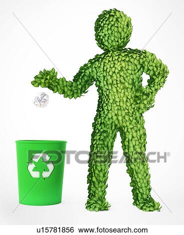 Stock Photograph - Recycling, illustration. Fotosearch