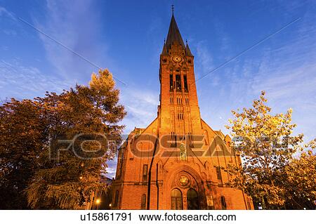 Stock Image - Saint Andrew Bobola Church Bydgoszcz, Kuyavian-Pomeranian, Poland. Fotosearch