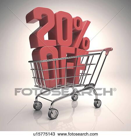 Shopping trolley with sign, illustration View Large Photo Image Stock Image - Shopping trolley with sign, illustration. Fotosearch