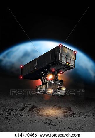 Space vehicle on planet surface View Large Photo Image Stock Photography - Space vehicle on planet surface. Fotosearch