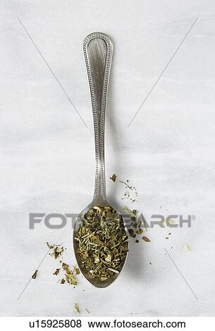 Stock Photo - Spoon of tea. Fotosearch