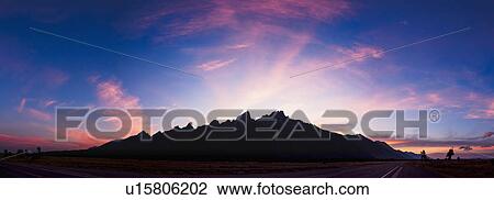 Sunset over mountains View Large Photo Image Stock Image - Sunset over mountains. Fotosearch