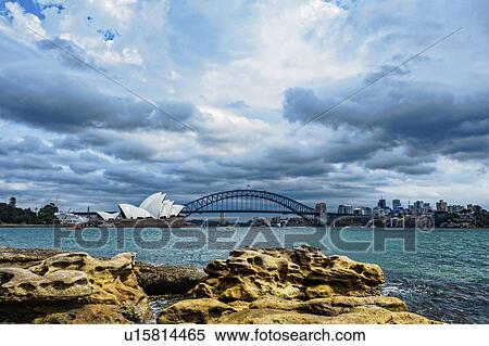 Sydney Opera House on cloudy day View Large Photo Image Stock Photography - Sydney Opera House on cloudy day. Fotosearch