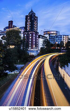 Stock Image - Trains in Hamburg-St Pauli Hamburg, Germany. Fotosearch