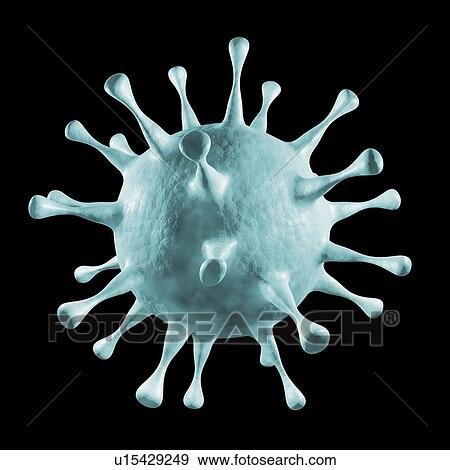 Virus, illustration View Large Photo Image Stock Photo - Virus, illustration. Fotosearch