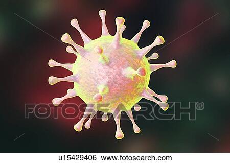 Virus, illustration View Large Photo Image Stock Photograph - Virus, illustration. Fotosearch