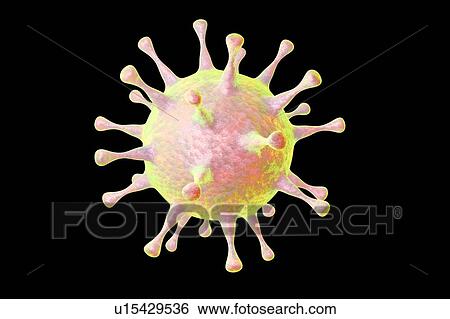 Virus, illustration View Large Photo Image Stock Photograph - Virus, illustration. Fotosearch