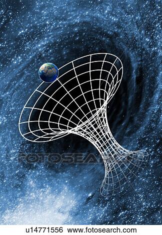Wormhole in space View Large Photo Image Stock Photograph - Wormhole in space. Fotosearch