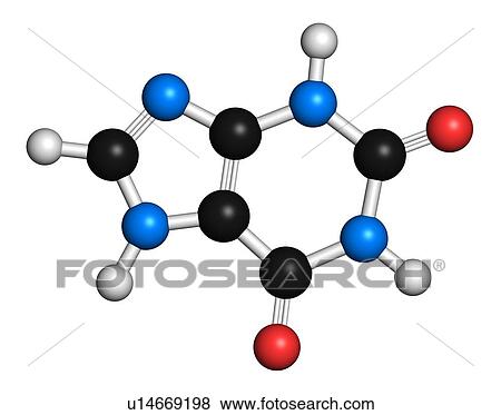 Xanthine molecule, illustration View Large Photo Image Stock Photo - Xanthine molecule, illustration. Fotosearch
