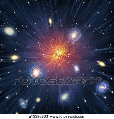 Artwork of the Big Bang View Large Photo Image Stock Image - Artwork of the Big Bang. Fotosearch