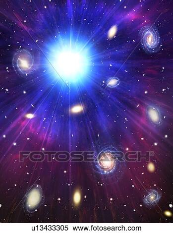 Stock Photography - Artwork of the Big Bang. Fotosearch
