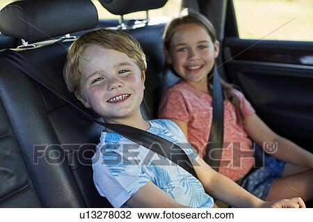 Brother and sister in car View Large Photo Image Stock Image - Brother and sister in car. Fotosearch