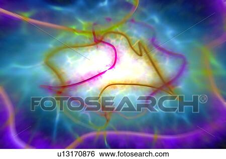 Stock Photograph - Conceptual image of superstrings. Fotosearch