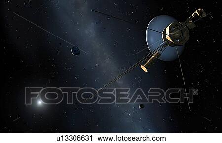 Voyager II Probe Leaves Solar System View Large Photo Image Stock Image - Voyager II Probe Leaves Solar System. Fotosearch